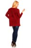 DE VARA - Cardigan Beka Bordeaux