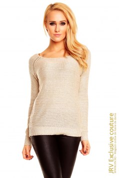 Pulover Candys Beige - Magazin online haine de dama Fashion