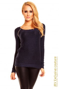 Pulover Candys Dark Blue - Magazin online haine de dama Fashion