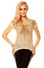 DE VARA - Pulover Yvette Beige-Gold