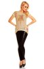 DE VARA - Pulover Yvette Beige-Gold