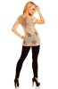DE VARA - Pulover Yvette Beige-Gold