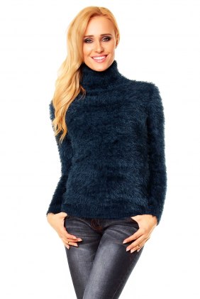 Pulover Giulia Teal Blue din Colectia de PULOVERE / CARDIGANE