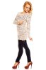 DE VARA - Pulover Alivia White-Brown