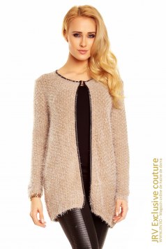 Cardigan Lorelay Light Brown - Magazin online haine de dama Fashion