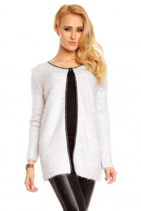 Cardigan Lorelay Light Grey din Colectia de DE VARA