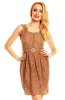 SCOASE DIN STOC - Rochie dantela Anays Brown