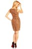 SCOASE DIN STOC - Rochie dantela Anays Brown