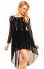 SCOASE DIN STOC - Rochie dantela Melany Black