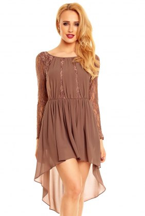 Rochie dantela Melany Brown din Colectia de SCOASE DIN STOC