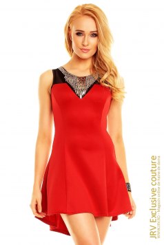 Rochie eleganta Kimy Red - Magazin online haine de dama Fashion