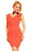 SCOASE DIN STOC - Rochie de zi Karma Salmon