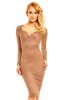 SCOASE DIN STOC - Rochie dantela Simina Brown