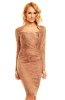 SCOASE DIN STOC - Rochie dantela Raya Brown