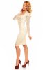SCOASE DIN STOC - Rochie dantela Raya Creme