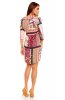 SCOASE DIN STOC - Rochie de zi Creme-Amareno-Orange