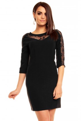 Rochie eleganta Jasmin Black din Colectia de SCOASE DIN STOC
