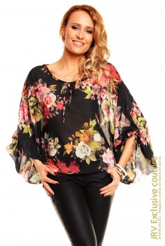 Bluza Chic Black-Red - Magazin online haine de dama Fashion