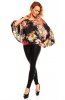 SCOASE DIN STOC - Bluza Chic Black-Red