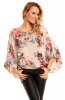 SCOASE DIN STOC - Bluza Chic Beige-Turquoise