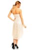 SCOASE DIN STOC - Rochie dantela Wanda Beige