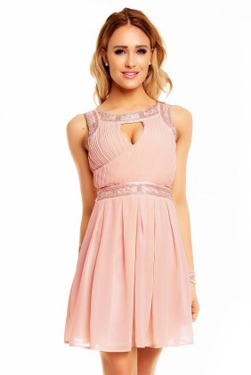Rochie eleganta Danielle Pink din Colectia de SCOASE DIN STOC
