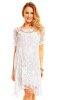 SCOASE DIN STOC - Rochie de zi Sweet Lace White