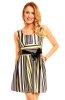 SCOASE DIN STOC - Rochie de zi Dara Black-Yellow-White