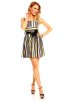 SCOASE DIN STOC - Rochie de zi Dara Black-Yellow-White