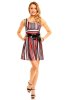 SCOASE DIN STOC - Rochie de zi Dara Black-Red-White