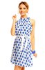 SCOASE DIN STOC - Rochie cu buline Alma Blue