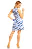 SCOASE DIN STOC - Rochie cu buline Alma Blue