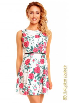 Rochie de zi Sweet Flower Pink - Magazin online haine de dama Fashion