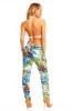 SCOASE DIN STOC - Pantaloni Sweet Turquoise-White-Green