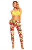 SCOASE DIN STOC - Pantaloni Sweet Orange-White-Green