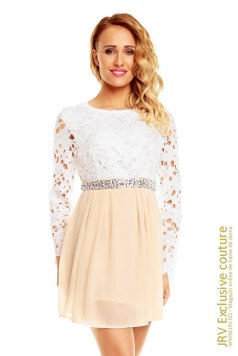 Rochie dantela Madya Beige - Magazin online haine de dama Fashion