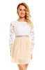 SCOASE DIN STOC - Rochie dantela Madya Beige