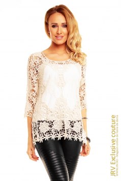 Bluza Amely Creme - Magazin online haine de dama Fashion