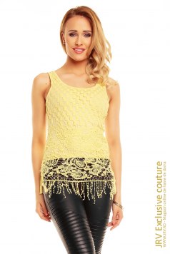 Top Dara Yellow - Magazin online haine de dama Fashion