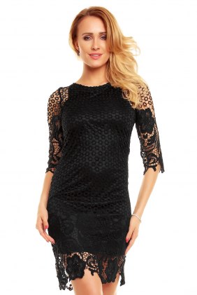 Rochie dantela Yvona Black din Colectia de SCOASE DIN STOC