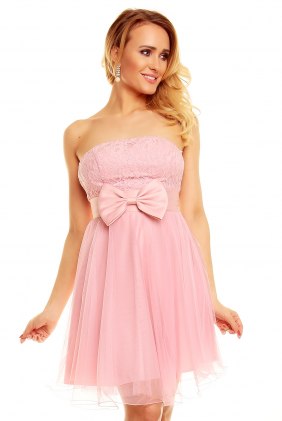 Rochie Baby Doll Anays Pink din Colectia de SCOASE DIN STOC