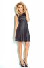 SCOASE DIN STOC - Rochie din piele Elegant Black