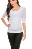 SCOASE DIN STOC - Bluza Celina White