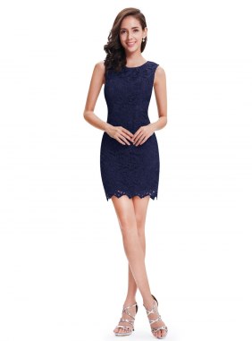 Rochie cocktail Jessica Navi din Colectia de ROCHII DE SEARA