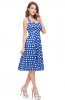 ROCHII RETRO - Rochie cu buline Naya Blue