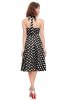 ROCHII RETRO - Rochie cu buline Naya Black