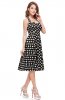 ROCHII RETRO - Rochie cu buline Naya Black