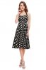 ROCHII RETRO - Rochie cu buline Naya Black