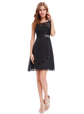 Rochie cocktail Maya Black din Colectia de ROCHII DE SEARA