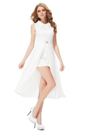Rochie retro Tamyl White din Colectia de ROCHII RETRO